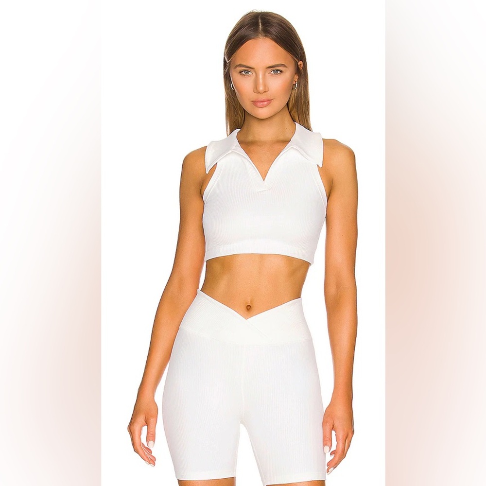 Year of Ours Gabriella Ribbed Collared Bra